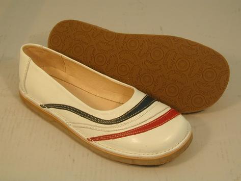 New Ikon Ladies Mod White Leather Pumps Shoes Preview